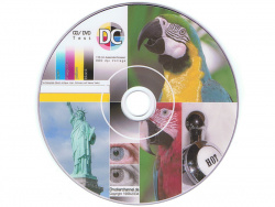 Fertige DVD: Die neue Software unterstützt das vollflächige Bedrucken.