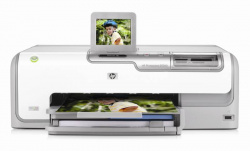 HP Photosmart D7260: Fotodrucker mit sechs Einzelpatronen und Touchscreen.