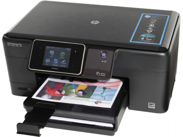 HP Photosmart Plus B210a: Big touchscreen display and Wlan - and not much more.