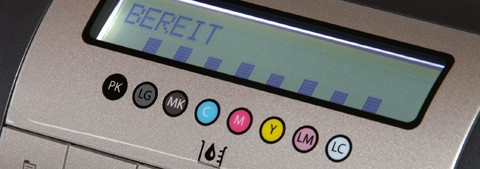 HP Photosmart Pro B9180 Display Menü Aufmacher Homepage