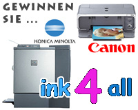 INK4ALL MINOLTA 2300W und Canon iP3000