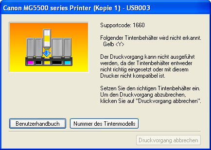 Know How Canon Blinkcodes Supportcode 1660