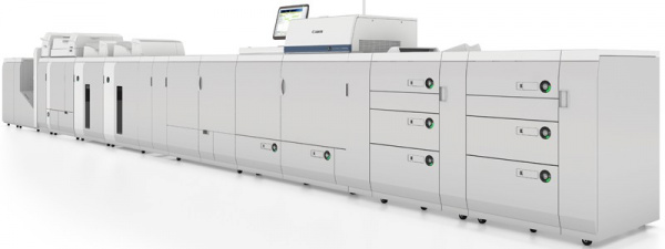The new Imagepress C7010VPS: Works with V-toner, a combination of conventional and chemical toner.