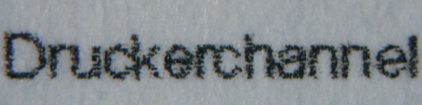 Kodak ESP Office 6150: Auch ganz kleine Schriften erscheinen auf dem Papier noch gut leserlich.