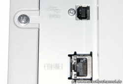 USB und Netzwerk: Beide Schnittstellen sind bereits in der Basisversion enthalten.