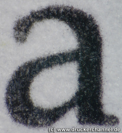 Textdruck beste Qualität.