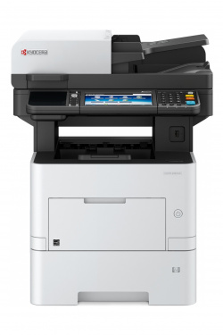 Kyocera Ecosys M3655idn: Multifunktions-S/W-Laser für A4 mit Fax mit großem Display und HyPAS-Erweiterung sowie 55-ipm-Druckwerk.
