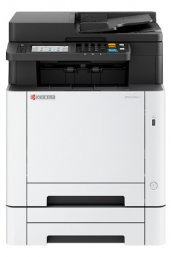 Maximalausstattung: Beim Ecosys MA2600cwfx lässt sich, wie auch bei den anderen Farblasern der 21- und 26-ipm-Klasse eine zweite Papierkassette anstecken.
