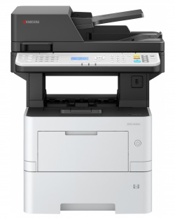 Kyocera Ecosys MA4500fx: Vereinfachte Version ohne "HyPAS" und mit einfacherem Display. Auch als MA4500x ohne Fax erhältlich.