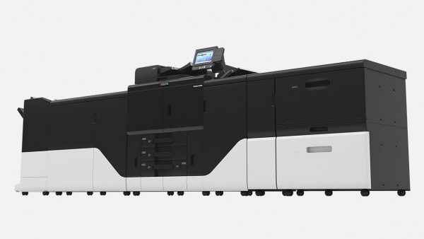 Kyocera Taskalfa Pro 15000c: Bogendruck-System für 100.000 bis hin zu einer Million Seiten A4 pro Monat auf Tintenbasis.