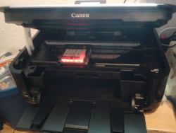 Blick auf die Farbpatronen