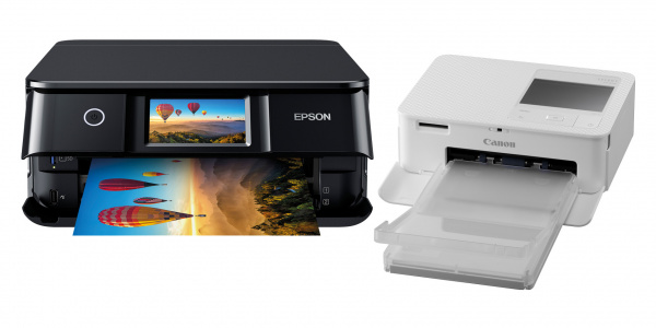 Gewinner der Leserwahl 2022/23: Epson Expression Photo XP-8700 - Canon Selphy CP1500.