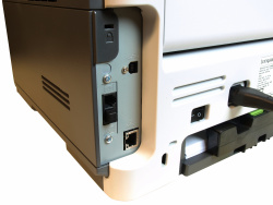 Lexmark: USB und Ethernet