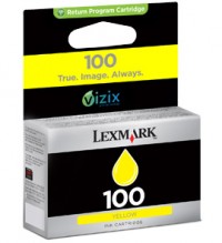 Lexmark Nr. 100: Gelb-Rückgabepatrone.