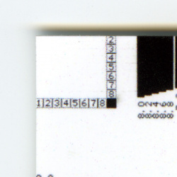 Kurzschnitt: Der Lexmark P315 druckt erfreulicherweise wenig über das Papier hinweg.