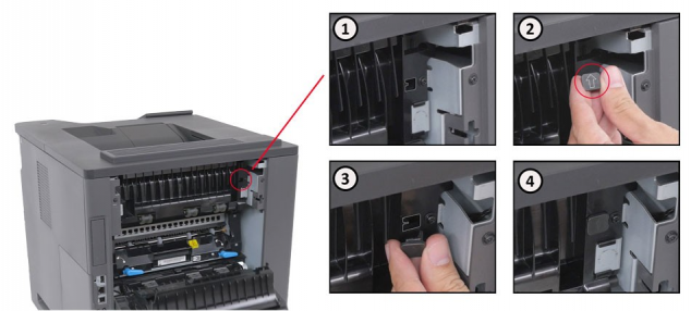 41X6155: Eine kleine Plastikabdeckung soll das Problem lösen.