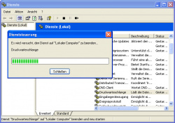 Lexmark Workaround: Windows Spooler starten.