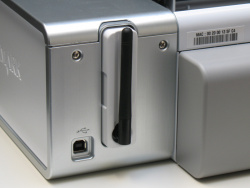 Schnittstellen: Nur ein USB-Port steht zum Anschluss an den PC zur Verfügung.