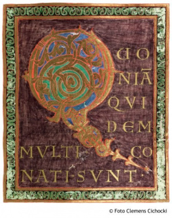 Lukas-Evangelium: Handschrift um 1070.