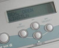 minolta-QMS Magicolor 3100 Display