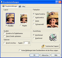 Picturemate-Treiber (WinXP): Einfach und klar strukturiert.