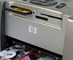 Vielseitig: Der HP Photosmart 245 ließt alle gängigen Speicherkarten.