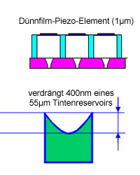 Neue Piezo-Elemente (neu) Ausdehnung