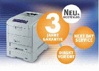 News: Oki 3 Jahre Garantie