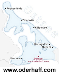 Oderhaff.com BINGO 07/2005 - Usedom Karte