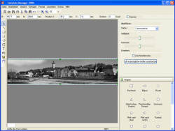 Oki B2400n: Template Manager zur Vorlagengestaltung.