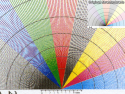 1.200 dpi mit Fotomodus: Gute Liniendarstellung.