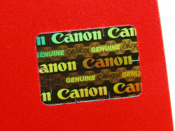 Canon-Hologramm: Lässt sich nicht...
