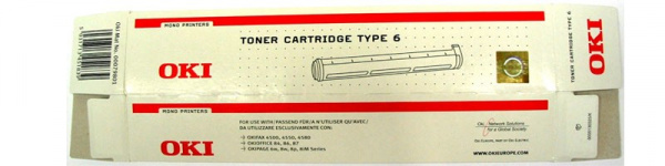 Oki-Originaltoner: Korrekte Position des Hologramms, Herstellungsdatum ist eingestanzt.