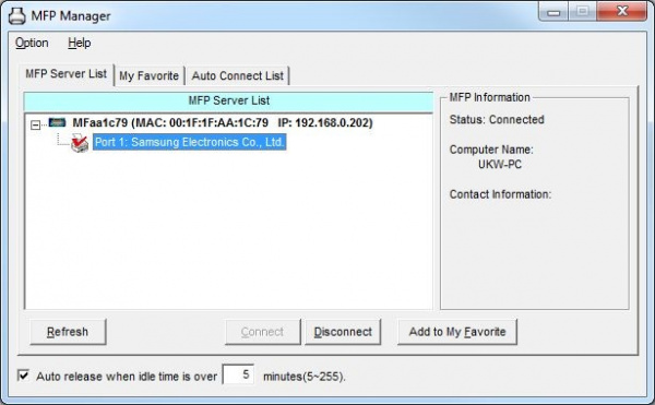 Rate-Tool: Der "MFP-Manager", das Programm zur Simulation einer USB-Schnittstelle irrte sich gelegentlich beim Verbindungsstatus und zeigte "Connected" bei fehlender Verbindung an und uimgekehrt.