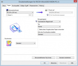 Ricoh: Papieroptionen.