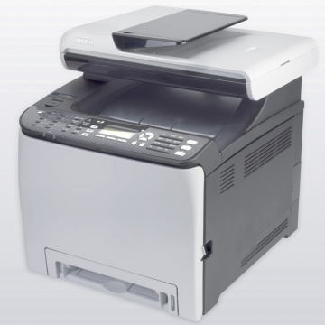 Ricoh SP C250SF: Passendes Multifunktionsgerät mit Fax und ADF.