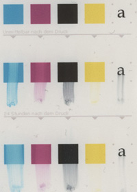 Rohlingtest: Canon i865 - Smear - Verbatim DVD