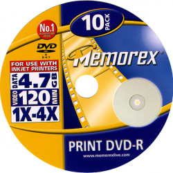 Cover - Memorex Print DVD-R