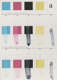 Rohlingtest: Epson R200 - Smear - Traxdata CD