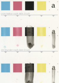 Rohlingtest: Epson R800 - Smear - Fujifilm CD