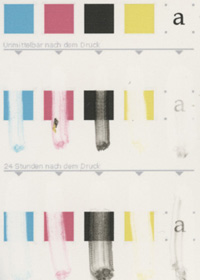 Rohlingtest: Epson R800 - Smear - Seiko Black CD