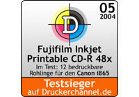 Rohlingtest : Logo i865 Fuji