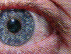 Auge: Hochglanzdruck.