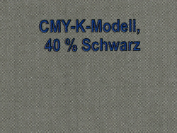 Graufläche: Gleichmäßig, ohne Streifen.