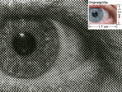 Samsung ML-1630: Ebenfalls recht grobes Raster.