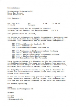 Dr.-Grauert Brief: Standard im Textdruck.