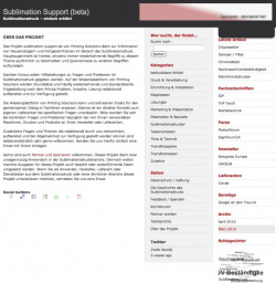 Sublimation Support Blog - Teaser (Presse)