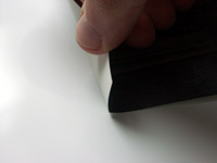 Thermosublimation Ausdruck - Rand abknicken Schritt 2