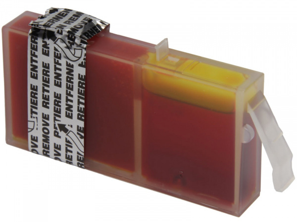 KMP-Alu-Verschluss: Verschließt den Tintenauslass und kann beim Öffnen etwas Tinte verspritzen.