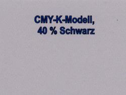 KMP CLI-/PGI-Patronen: Leichter Blaustich.